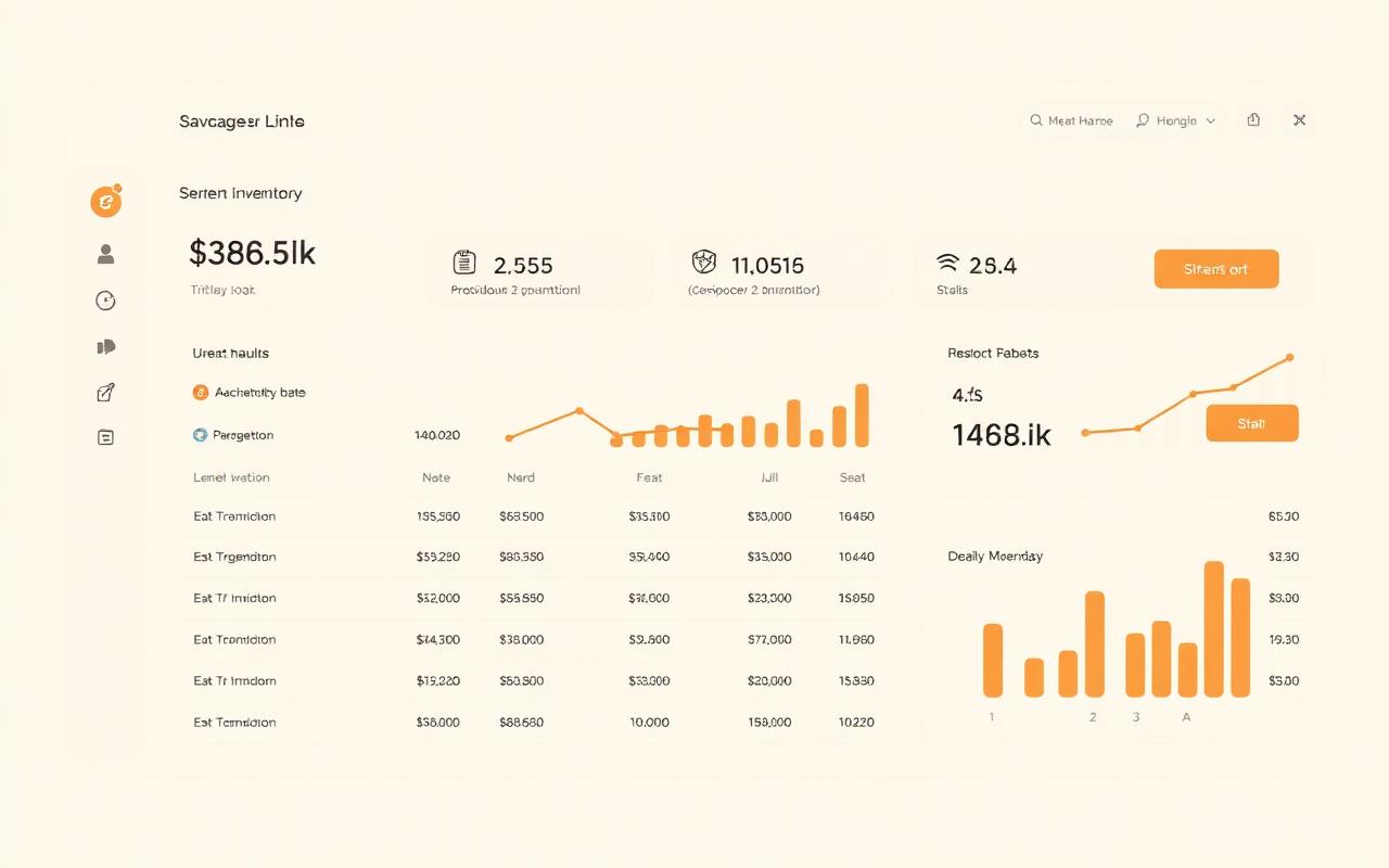 Custom inventory and operations dashboard